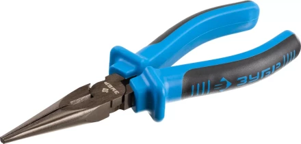 Тонкогубцы ЗУБР эксцентриковое расположение шарнира, особостойкое спец. покрытие Н12Х1 (никель/хром), двухкомпонентные рукоятки, 160мм 2201-3-16_z01 купить в Нижневартовске