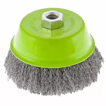 Щетка для УШМ 125 мм М14 "чашка" витая проволока СИБРТЕХ 746067 купить в Нижневартовске