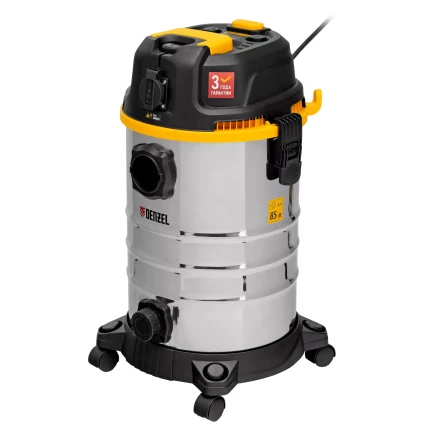 Пылесос строительный Denzel 28203 RVC30, 1400 Вт, бак 30 л, шланг 3 м, розетка с автосинхр. купить в Нижневартовске
