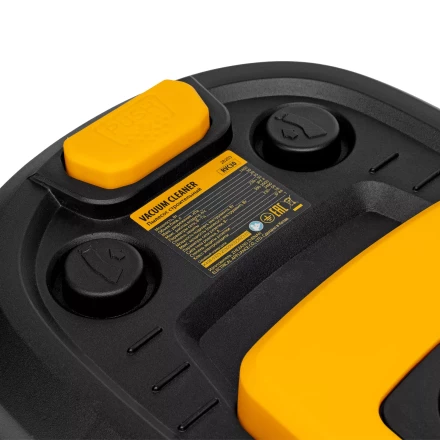 Пылесос строительный Denzel 28203 RVC30, 1400 Вт, бак 30 л, шланг 3 м, розетка с автосинхр. купить в Нижневартовске