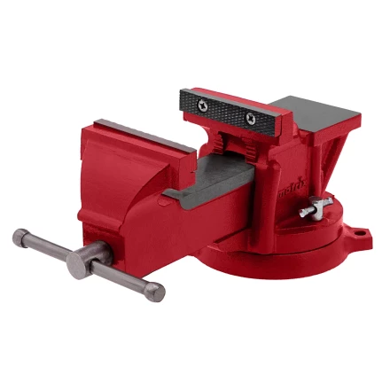 Тиски слесарные, 100 мм, поворотные, с наковальней// Matrix 18600 купить в Нижневартовске