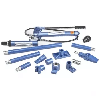 Растяжка гидравлическая 4 т набор из 16 предметов 7 сменных насадок в пластиковом кейсе Stels 51354 купить в Нижневартовске