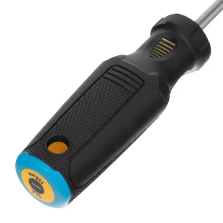 Отвертка SL6x150 мм, CrV, трехкомпонентная рукоятка Denzel 12199 купить в Нижневартовске