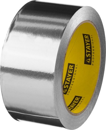 Алюминиевая лента, STAYER Professional 12268-50-25, до 120°С, 50мкм, 50мм х 25м 12268-50-25 купить в Нижневартовске