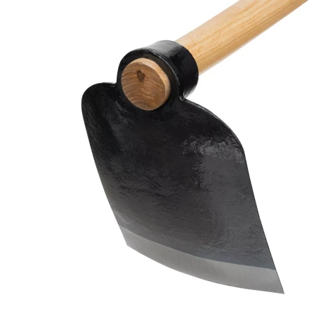 Кетмень Сибртех, 175 х 265 х 900 мм, цельнокованый, деревянный лакированный черенок, 62368 купить в Нижневартовске