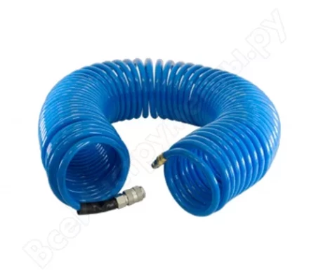 Шланг спиральный с фитингами рапид полиуретан 15 бар 6х10 мм 15 м Fubag купить в Нижневартовске