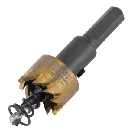 Коронка по металлу HSS, 20 мм, нитридтитановое покрытие Denzel 724101 купить в Нижневартовске