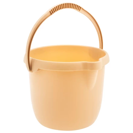 Ведро пластмассовое круглое Palisad 12 л, бежевое, Home 929495 купить в Нижневартовске