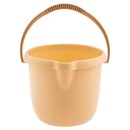 Ведро пластмассовое круглое Palisad 12 л, бежевое, Home 929495 купить в Нижневартовске