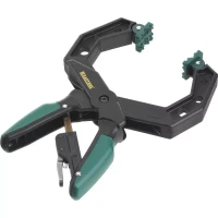 Струбцина KRAFTOOL "EcoKraft" ручная, пластиковый корпус, 0-100мм 32224-10