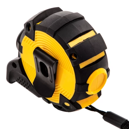 Рулетка Denzel 3м х 16мм, автоматич. фиксац., нейлон. покрытие, магнит. зацеп, двухстор. разметка, 31520 купить в Нижневартовске