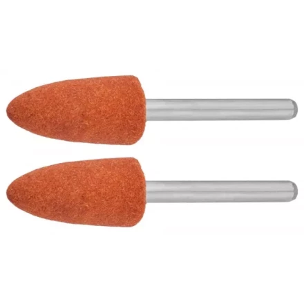 Конус ЗУБР абразивный шлифовальный на шпильке, P 120, d  9,5x19,0х3,2 мм, L 45мм, 2шт 35912 купить в Нижневартовске