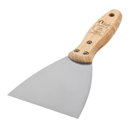 Шпательная лопатка из нержавеющей стали, 100 мм, буковая рукоятка, EFP Matrix 85617 купить в Нижневартовске