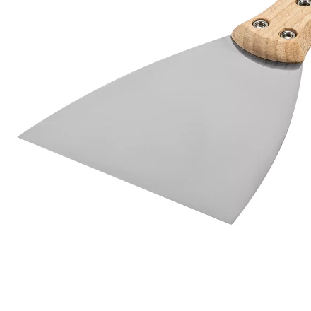 Шпательная лопатка из нержавеющей стали, 100 мм, буковая рукоятка, EFP Matrix 85617 купить в Нижневартовске