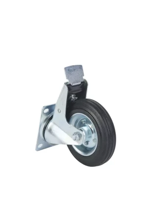 Колесо поворотное усиленное резина SRCB 63 160 мм с тормозом 1027197 купить в Нижневартовске