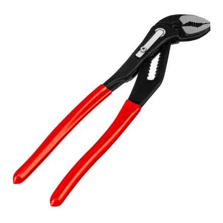 Клещи переставные 250 мм Matrix, кнопочный механизм, хром-ванадий, обливные рукоятки 17926 купить в Нижневартовске