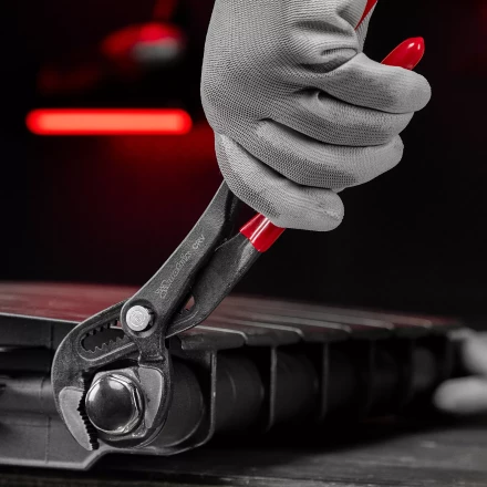 Клещи переставные 250 мм Matrix, кнопочный механизм, хром-ванадий, обливные рукоятки 17926 купить в Нижневартовске