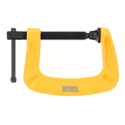 Струбцина G-образная Denzel, усиленная, 50 мм, 20641 купить в Нижневартовске