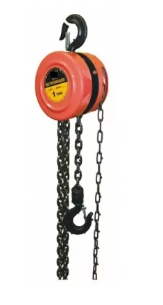Таль ручная цепная тип HSZ-E г-п 1 тонн H=9 метра купить в Нижневартовске