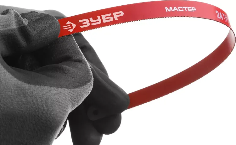 Полотно ЗУБР "МАСТЕР" по металлу 24 TPI  (шаг 1.0мм), Универсальное, 10шт 15853-24-10 купить в Нижневартовске