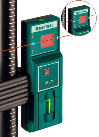 Детектор для линейного нивелира, KRAFTOOL 34607 купить в Нижневартовске