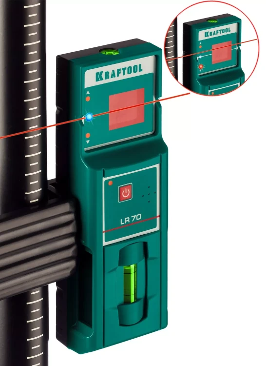 Детектор для линейного нивелира, KRAFTOOL 34607 купить в Нижневартовске