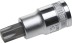 Торцовая бита-головка KRAFTOOL &quot;INDUSTRIE QUALITAT&quot;, материал S2, TORX, сатинированная, 1/2&quot;, Т55 27905-55_z01 купить в Нижневартовске