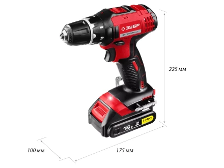 Дрель-шуруповерт 2 АКБ ДА-18-2-Ли КНМ2 серия МАСТЕР купить в Нижневартовске