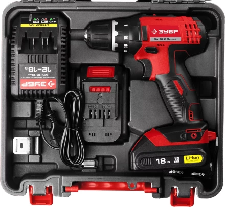 Дрель-шуруповерт 2 АКБ ДА-18-2-Ли КНМ2 серия МАСТЕР купить в Нижневартовске
