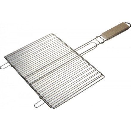 Решетка-гриль GRINDA &quot;BARBECUE&quot;, плоская, нержавеющая сталь, 300х225мм 424733 купить в Нижневартовске