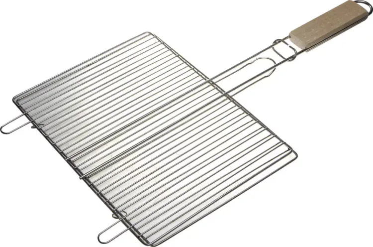 Решетка-гриль GRINDA "BARBECUE", плоская, нержавеющая сталь, 300х225мм 424733 купить в Нижневартовске