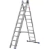Лестница ЗУБР универсальная, трехсекционная со стабилизатором, 11 ступеней 38831-11 купить в Нижневартовске