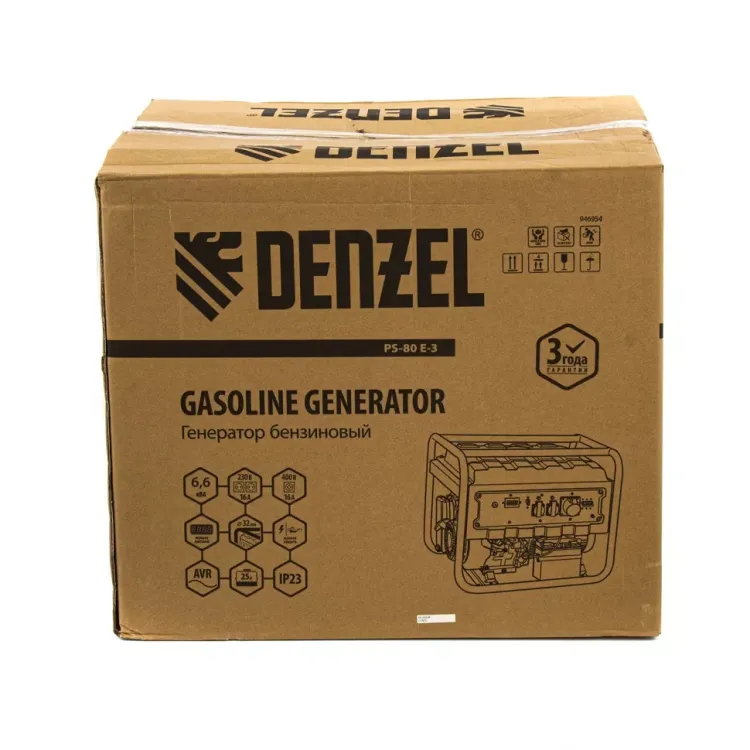 Генератор бензиновый Denzel PS 80 E-3 946954 купить в Нижневартовске