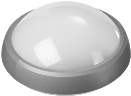 Светильник STAYER &quot;PROFI&quot; PROLight светодиодный, влагозащищенный IP65, пластиковый корпус, PC, влагозащищенный, круг, металлик, 4000К, 7(60Вт) 57362-60-S купить в Нижневартовске