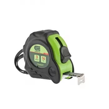 Рулетка Графит, обрезиненный корпус, амортизатор, 3 м х 16 мм  СИБРТЕХ 32530 купить в Нижневартовске