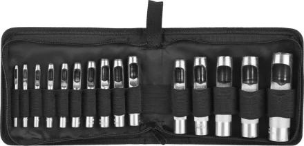 Набор ЗУБР "МАСТЕР": Пробойники для кожи, 3-25мм, 15шт 22949-H15 купить в Нижневартовске