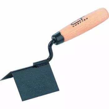 Кельма угловая, 80 х 60 х 60 мм, стальная, для внешних углов, буковая ручка  СИБРТЕХ 86311 купить в Нижневартовске