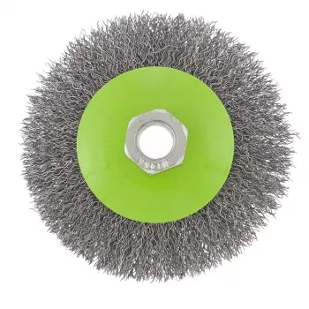 Щетка для УШМ 100 мм М14 "тарелка" витая проволока СИБРТЕХ 746087 купить в Нижневартовске