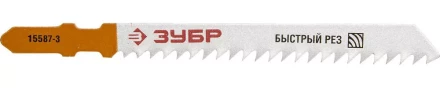 Полотна ЗУБР "ЭКСПЕРТ" для эл/лобзика, Cr-V, по дереву и пластику, EU-хвост., шаг 3мм, 75мм, 3шт 15587-3 купить в Нижневартовске