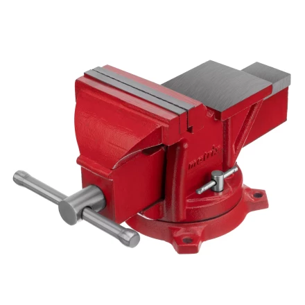 Тиски слесарные, 125 мм, поворотные, с наковальней// Matrix 18601 купить в Нижневартовске