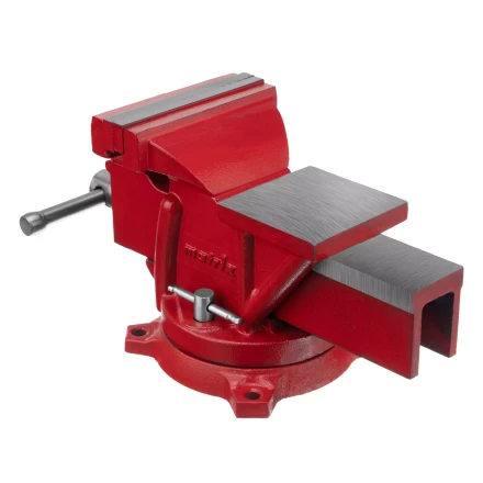 Тиски слесарные, 125 мм, поворотные, с наковальней// Matrix 18601 купить в Нижневартовске