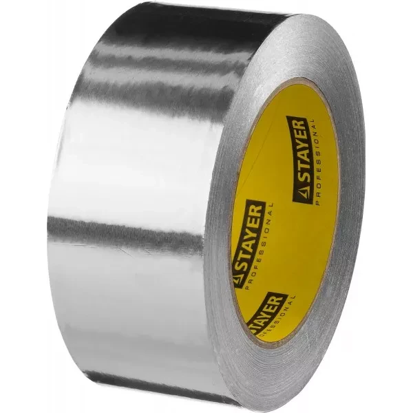 Алюминиевая лента, STAYER Professional 12268-50-50, до 120°С, 50мкм, 50мм х 50м 12268-50-50 купить в Нижневартовске