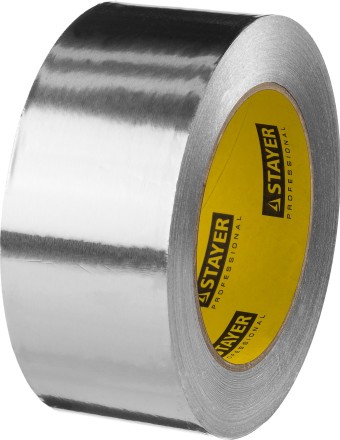 Алюминиевая лента, STAYER Professional 12268-50-50, до 120°С, 50мкм, 50мм х 50м 12268-50-50 купить в Нижневартовске