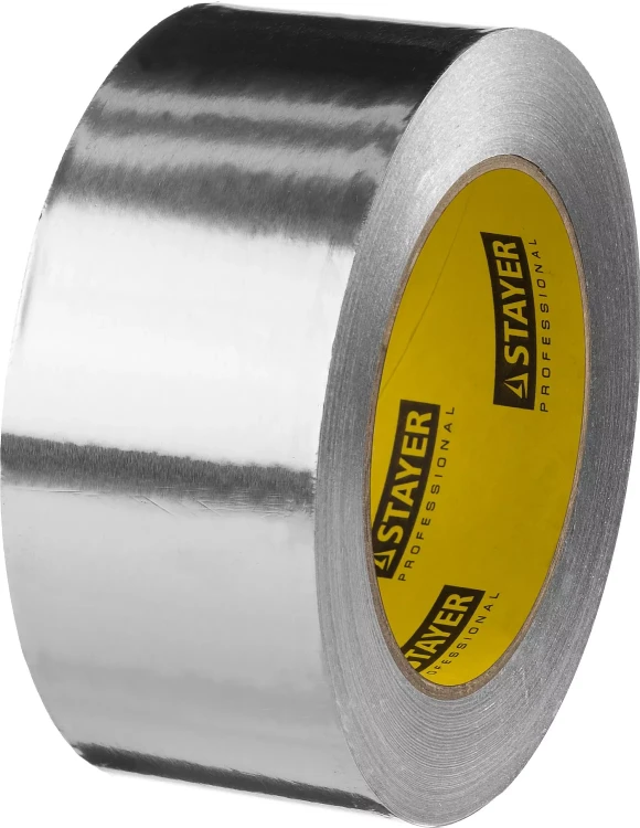 Алюминиевая лента, STAYER Professional 12268-50-50, до 120°С, 50мкм, 50мм х 50м 12268-50-50 купить в Нижневартовске