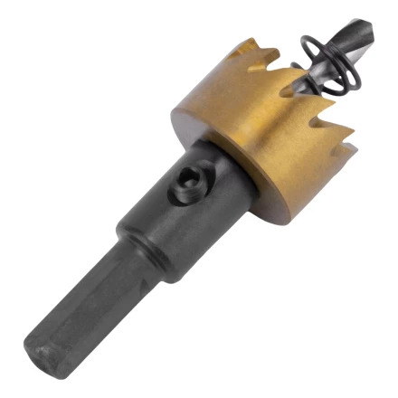 Коронка по металлу HSS, 22 мм, нитридтитановое покрытие Denzel 724103 купить в Нижневартовске