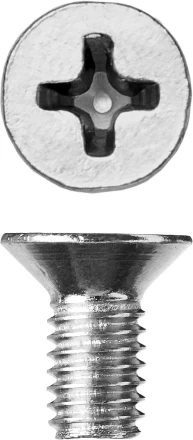 Винт ЗУБР "МАСТЕР" DIN 965, класс прочности 4.8, оцинкованный, M5x10мм, 5кг 303110-05-010 купить в Нижневартовске