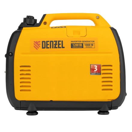Генератор инверторный Denzel GT-1200iS, 1.2 кВт, 230 В, бак 2.4 л, закрытый корпус, ручной старт купить в Нижневартовске