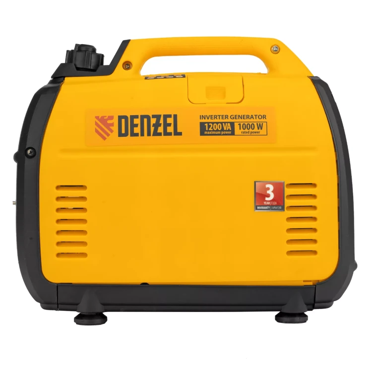 Генератор инверторный Denzel GT-1200iS, 1.2 кВт, 230 В, бак 2.4 л, закрытый корпус, ручной старт купить в Нижневартовске