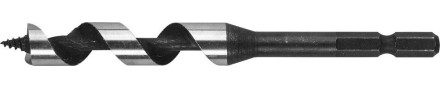 ЗУБР. Сверло по дереву, спираль Левиса, шестигранный хвостовик 1/4&quot;, 12х120мм 29483-120-12 купить в Нижневартовске