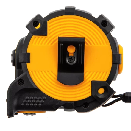 Рулетка Denzel 5м х 19мм, автоматич. фиксац., нейлон. покрытие, магнит. зацеп, двухстор. разметка, 31521 купить в Нижневартовске